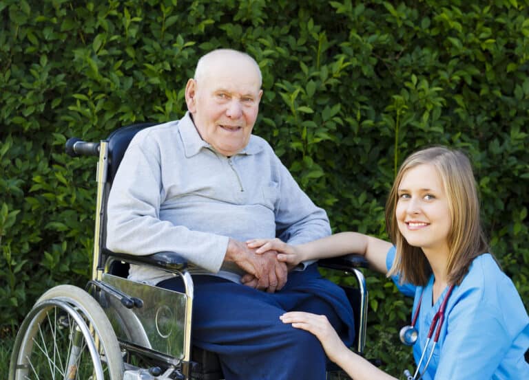 Disabled adult care offers specialized support after an amputation, providing guidance and compassionate care.